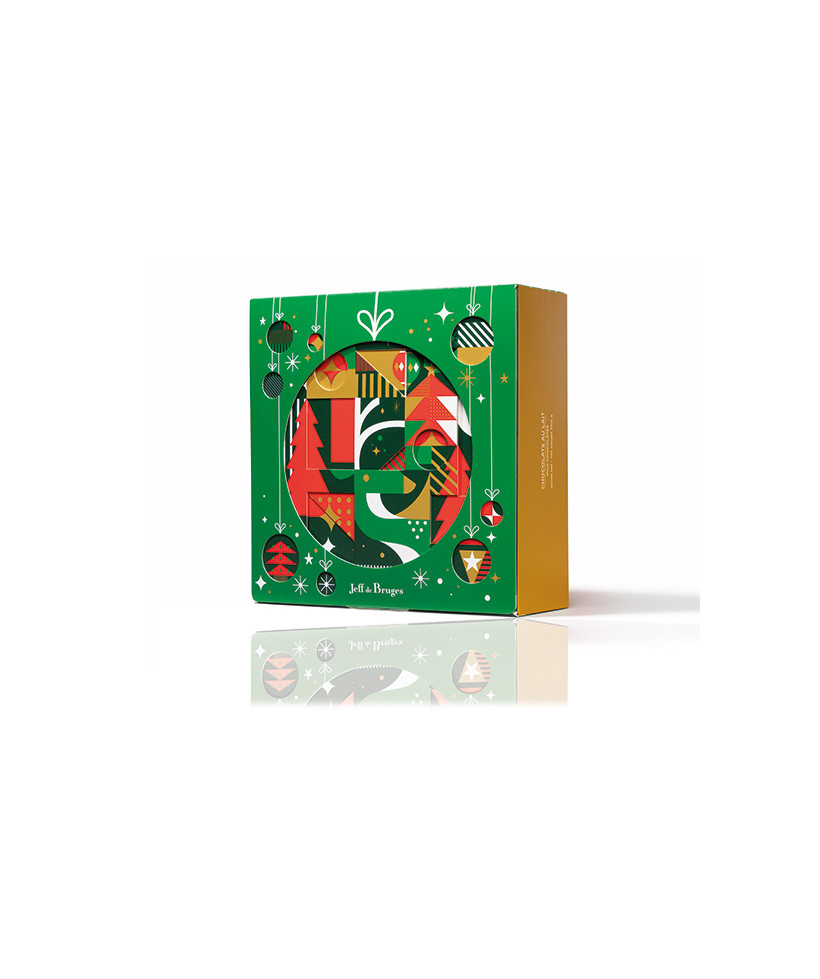 BALLOTIN VERT 500 G CHOCOLATS AU LAIT