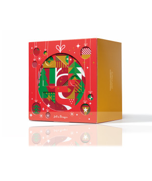 BALLOTIN ROUGE 1 KG CHOCOLATS ASSORTIS