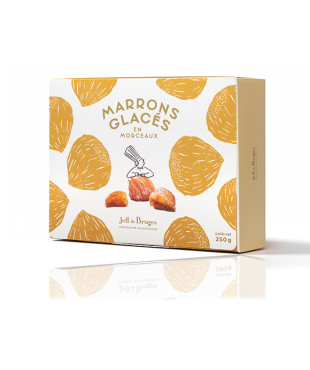 MARRONS GLACES EN MORCEAUX 250G