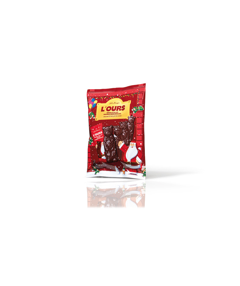 SACHET 8 OURS EN CHOCOLAT LAIT 96G